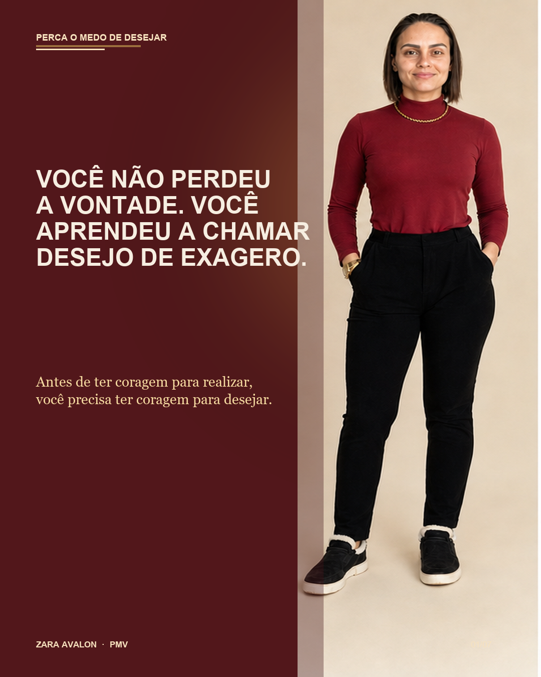 Capa editorial do Perca o Medo de Desejar